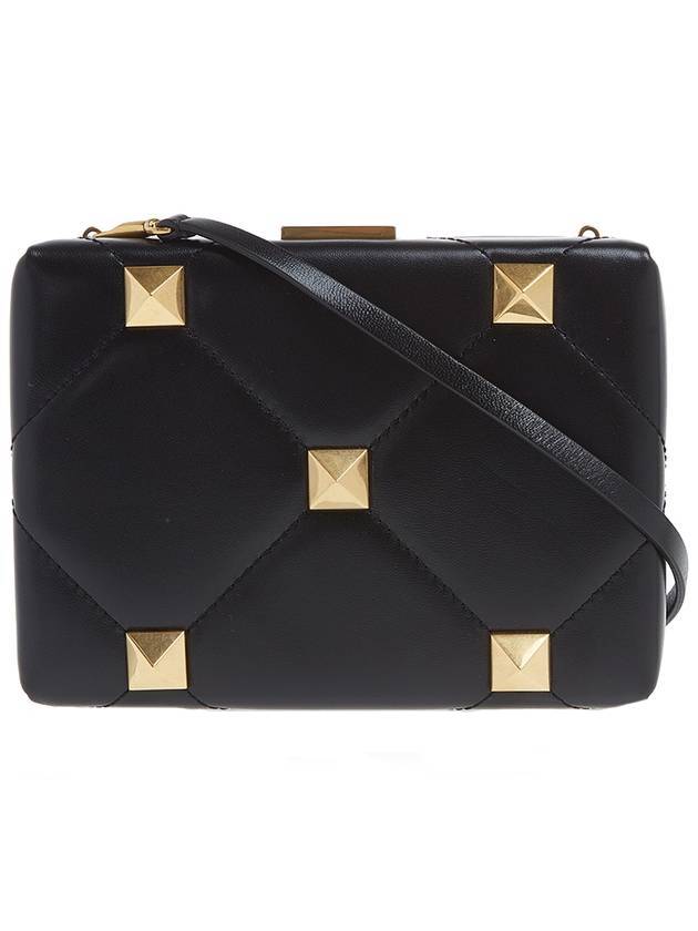 Roman Stud Cross Bag Black - VALENTINO - BALAAN 1