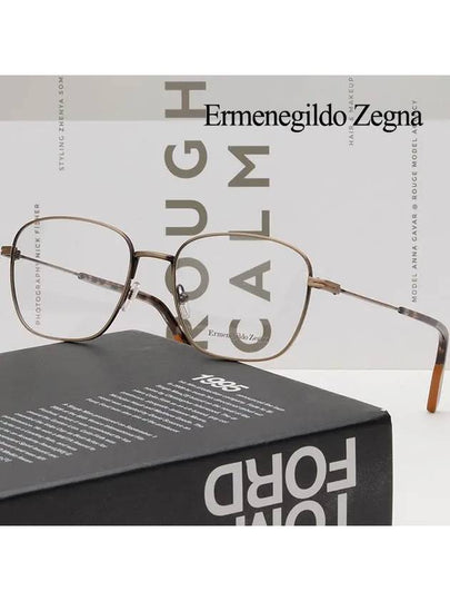 Zegna glasses frame EZ5168 036 metal frame square metal - ERMENEGILDO ZEGNA - BALAAN 2