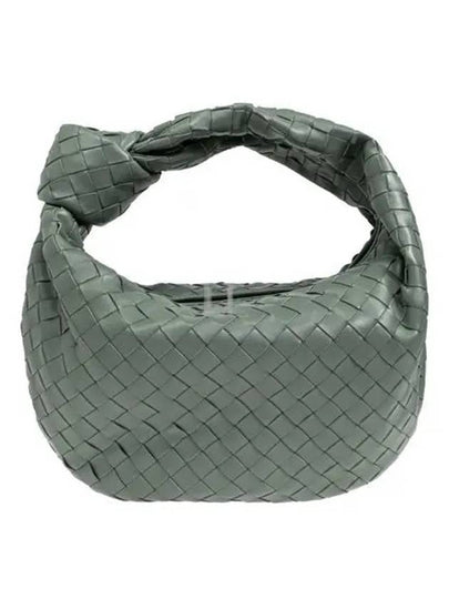 Teen Jodie Intrecciato Leather Tote Bag Green - BOTTEGA VENETA - BALAAN 2