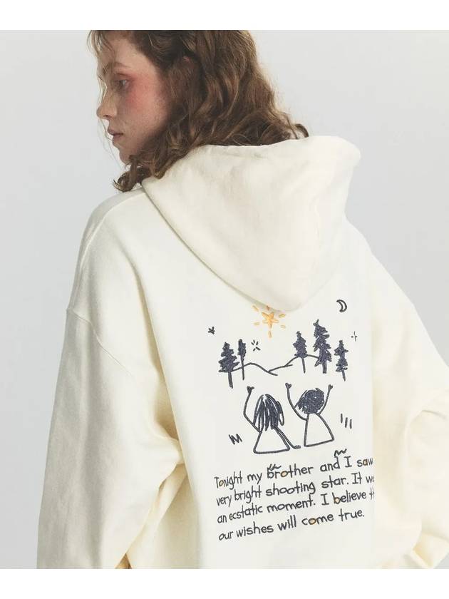 Happy Memory Embroidered Hoodie Cream - CPGN STUDIO - BALAAN 3