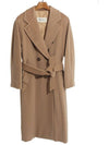 Madame Belted Double Coat Camel - MAX MARA - BALAAN 4