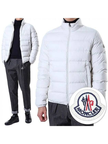 BAUDINET Logo Patch Goose Down Padded Jumper 1A00077 54A81 034 - MONCLER - BALAAN 1