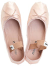 Satin Ballerinas Pink - MIU MIU - BALAAN 3