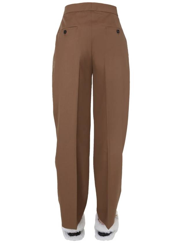 straight pants brown - MARNI - BALAAN 5