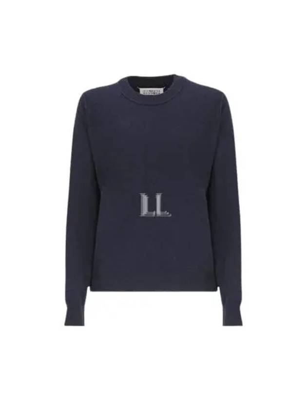 Eco Cashmere Knit Top Navy - MAISON MARGIELA - BALAAN 2