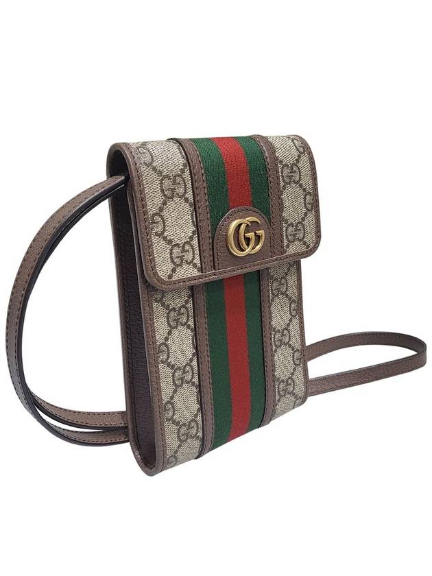 Women s 625757 GG Logo Supreme Canvas Ophidia Mini Flap Crossbody Bag - GUCCI - BALAAN 4