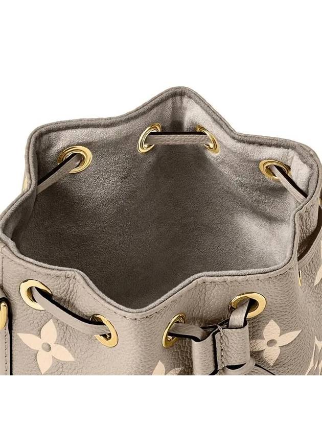 Women's Nano Noe Monogram Bucket Bag Grey - LOUIS VUITTON - BALAAN 8