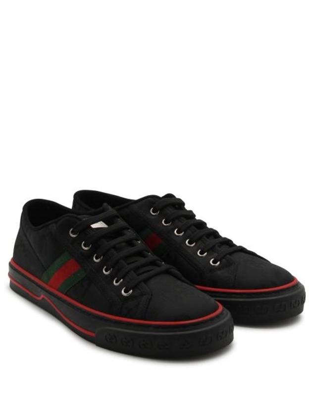 Tennis 1977 Off the Grid Low-Top Sneakers Black - GUCCI - BALAAN 5