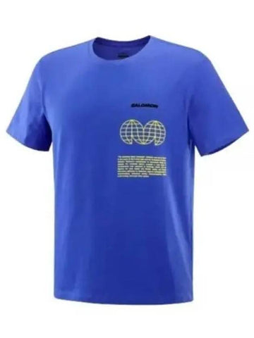 24 Globe Graphic T Shirt LC2249200 - SALOMON - BALAAN 1