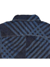 Striped Denim Long Sleeve Shirt Blue - VIVIENNE WESTWOOD - BALAAN 11