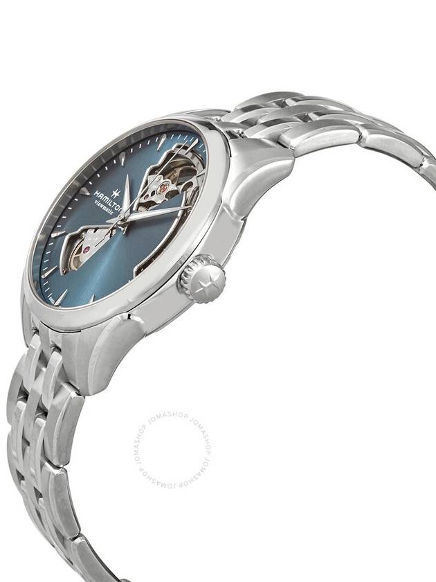 Jazzmaster Open Heart Lady Auto 36mm Stainless Steel Watch Blue - HAMILTON - BALAAN 3