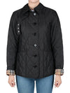 Diamond Quilted Thermoregulated Jacket Black - BURBERRY - BALAAN 3