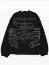 Paris Vest Patch Logo Sweatshirt Men s SWEAT54 S25 BLACK - Y/PROJECT - BALAAN 3