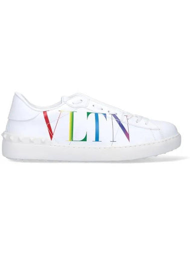 Logo Hidden Open Low Top Sneakers White - VALENTINO - BALAAN 1