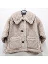 NEWTERZO1 Teddy Bear Alpaca Short Vest Jacket CACHA 002 - MAX MARA - BALAAN 2