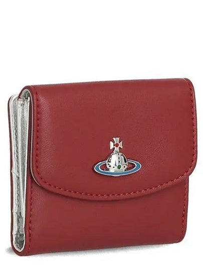 ORB Logo Half Wallet Red - VIVIENNE WESTWOOD - BALAAN 2