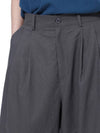 Women s LTWP GR Linen Two Tuck Wide Pants Gray - CHANCE'S NOI - BALAAN 10