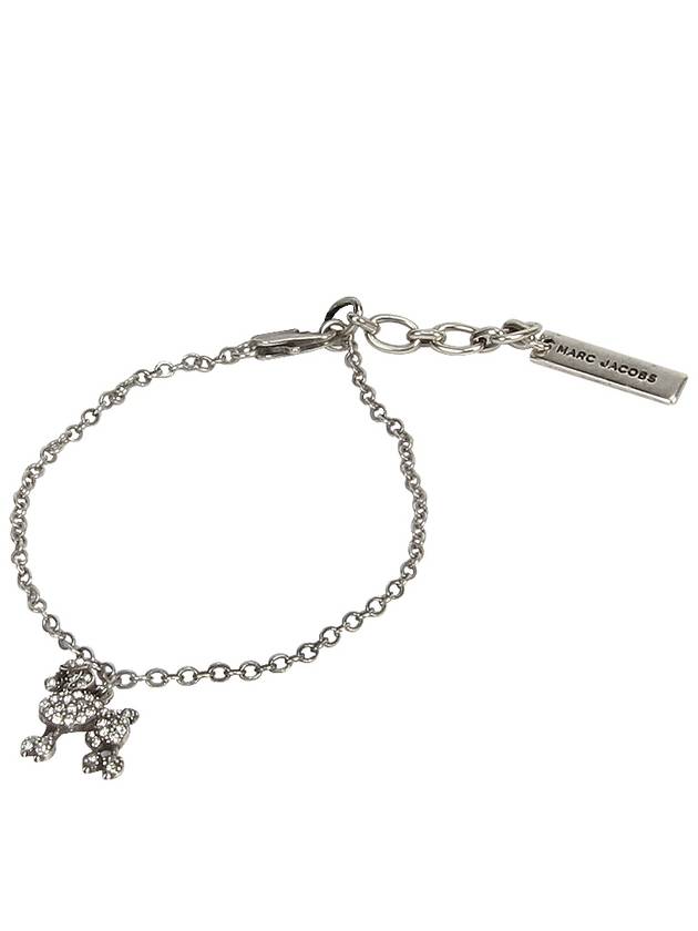 Poodle Charm Decoration Chain Bracelet M0010729 969 ANTIQUE SILVER MJA348 - MARC JACOBS - BALAAN 2