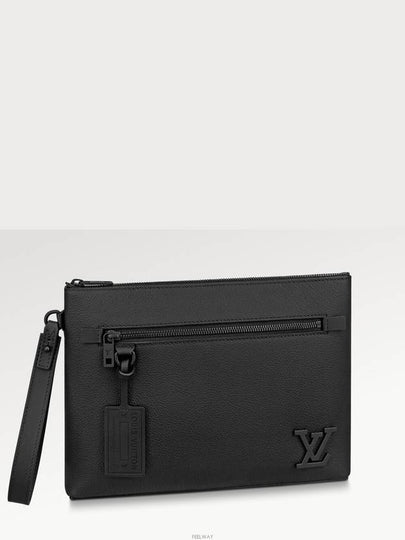 LV Aerogram Ipad Pouch Bag Black - LOUIS VUITTON - BALAAN 2