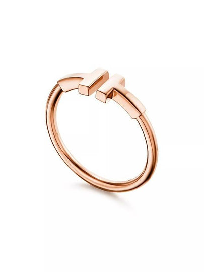 Tiffany T wire ring rose gold 68650976 - TIFFANY & CO. - BALAAN 2