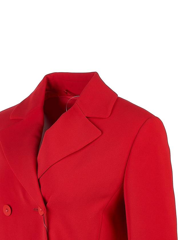 Women's Acciaio Caddy Crop Jacket Red - MAX MARA - BALAAN 6