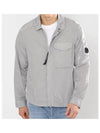 Chrome-R Pocket Over Long Sleeve Shirt Grey - CP COMPANY - BALAAN 2