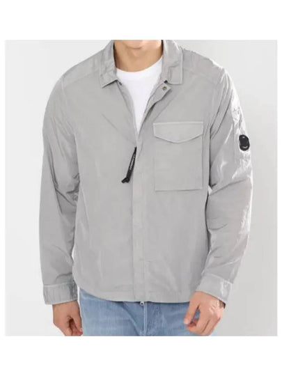 Chrome-R Pocket Over Long Sleeve Shirt Grey - CP COMPANY - BALAAN 2