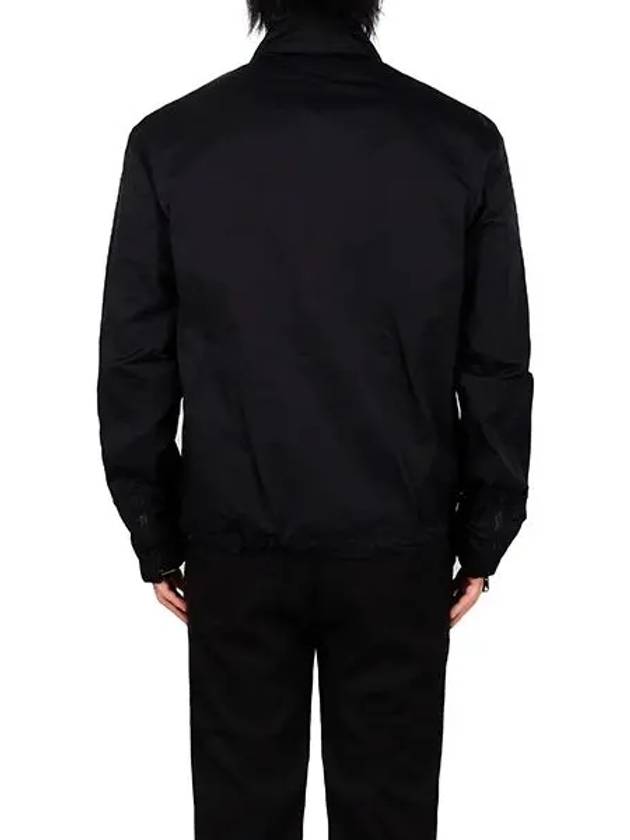 Triangle Pocket Nylon Zip Up Jacket Black - BOTTEGA VENETA - BALAAN 3