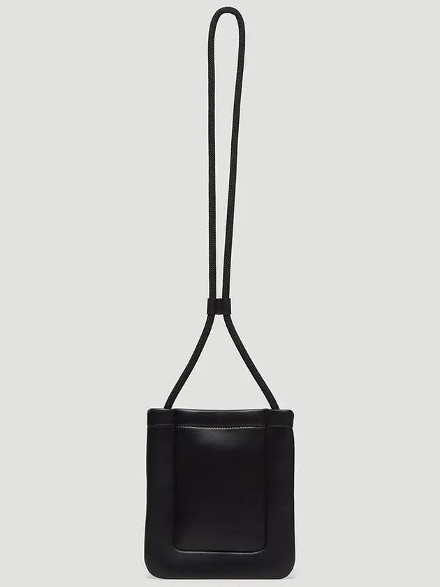 Logo Leather Mini Cross Bag Black - MAISON MARGIELA - BALAAN 4