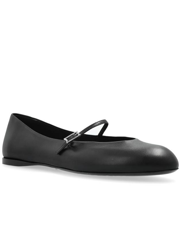 Max Mara Leather Ballerinas, Women's, Black - MAX MARA - BALAAN 4