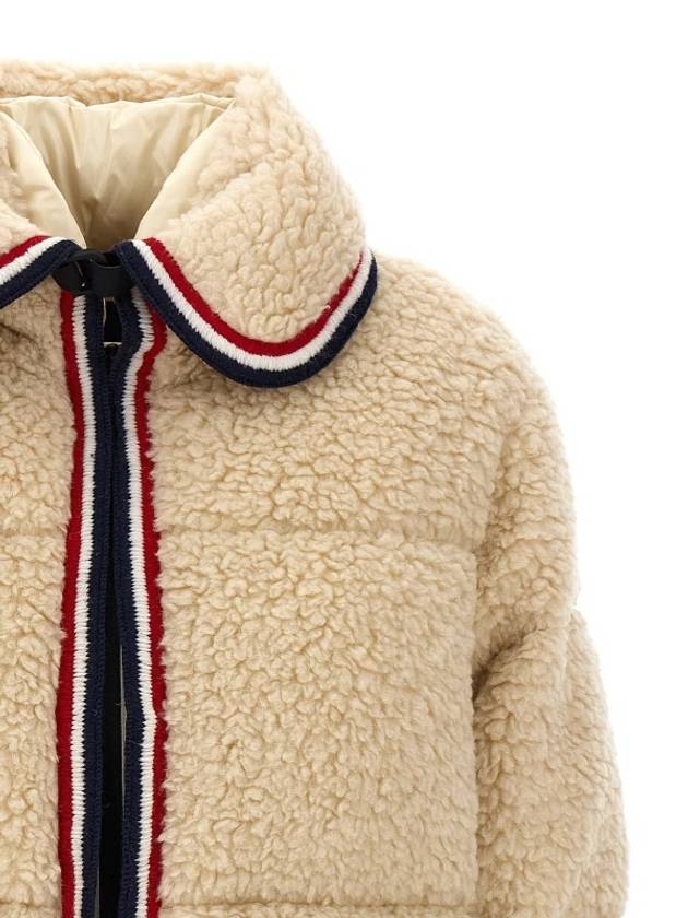 Eterlou Teddy Short Down Jacket White - MONCLER - BALAAN 4