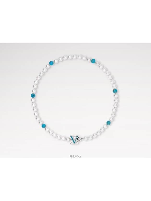 Necklace Men s Turquoise Rodeo M02058 - LOUIS VUITTON - BALAAN 2