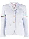 pincode high armhole sports coat jacket navy - THOM BROWNE - 1