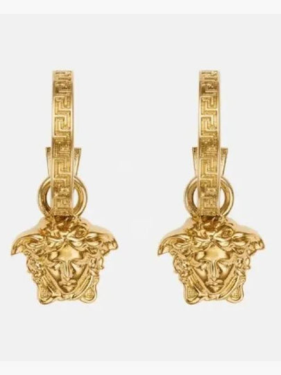 La Medusa Brass Earrings Gold - VERSACE - BALAAN 2