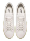 Dallas White Tab Leather Low Top Sneakers White - AUTRY - BALAAN 2