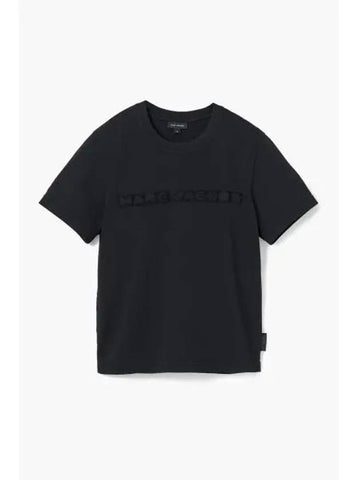 Deconstructed Logo Core Jersey Marc Baby Tee Black MJTAW24004BKX - MARC JACOBS - BALAAN 1