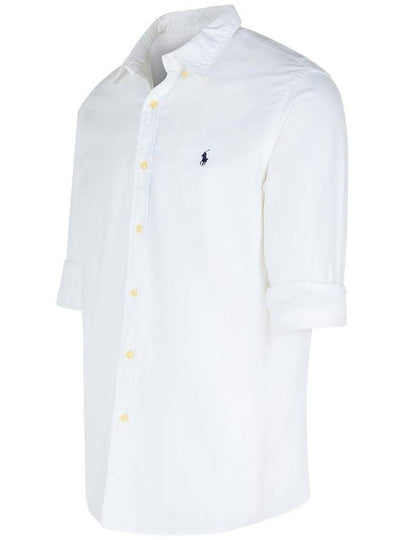 Polo Ralph Lauren White Cotton Shirt - POLO RALPH LAUREN - BALAAN 2