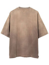 Sun Faded Like Short Sleeve T-Shirt Brown - MIHARA YASUHIRO - BALAAN 3