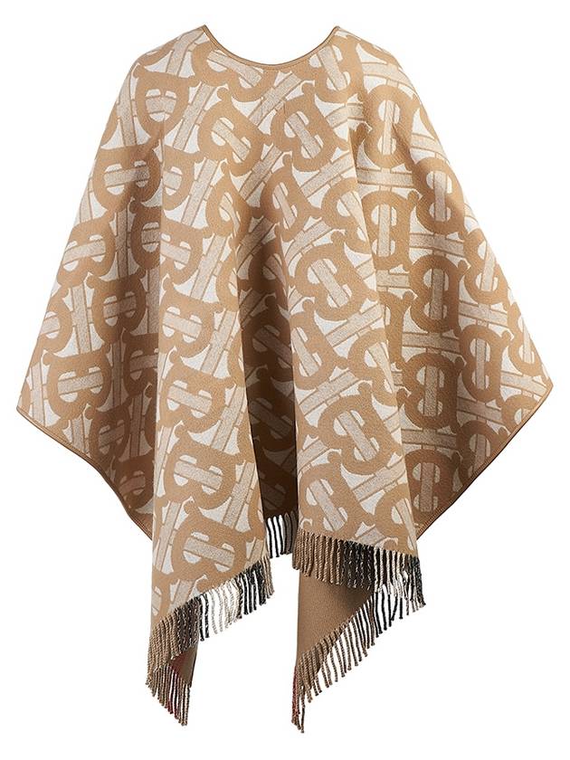 Reversible TB Monogram Check Cape Beige - BURBERRY - BALAAN 5