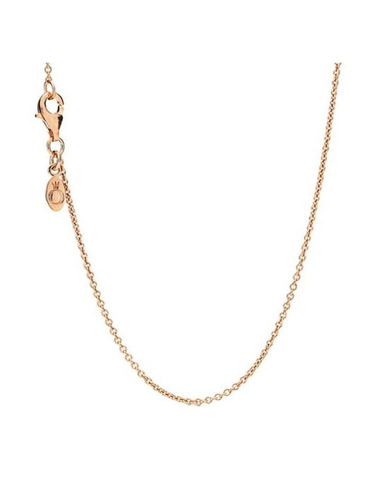 Classic Cable Chain Necklace Gold - PANDORA - BALAAN 1