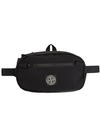 Kids Logo Patch Cross Bag Black - STONE ISLAND - BALAAN 2