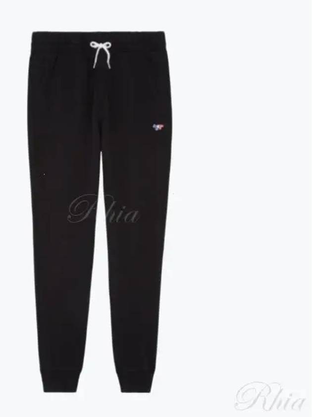 Men's Tricolor Fox Patch Track Pants Black - MAISON KITSUNE - BALAAN 2