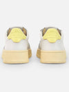 Medalist Yellow Tab Low Top Sneakers White - AUTRY - BALAAN 4