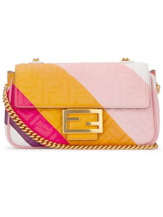 Baguette leather chain shoulder bag - FENDI - BALAAN 1