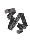 Twilly Silk Long Bandeau Scarf Black Pink - CHANEL - BALAAN 1