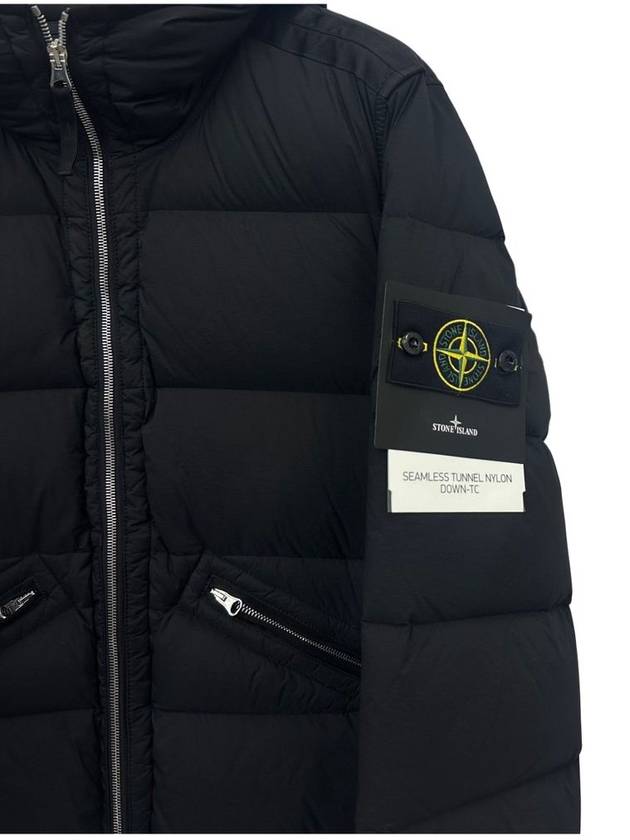 Seamless Tunnel Nylon Down Padding Black - STONE ISLAND - BALAAN 4