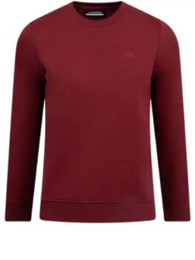 Alpha Crewneck Sweater Cabernet - J.LINDEBERG - BALAAN 2