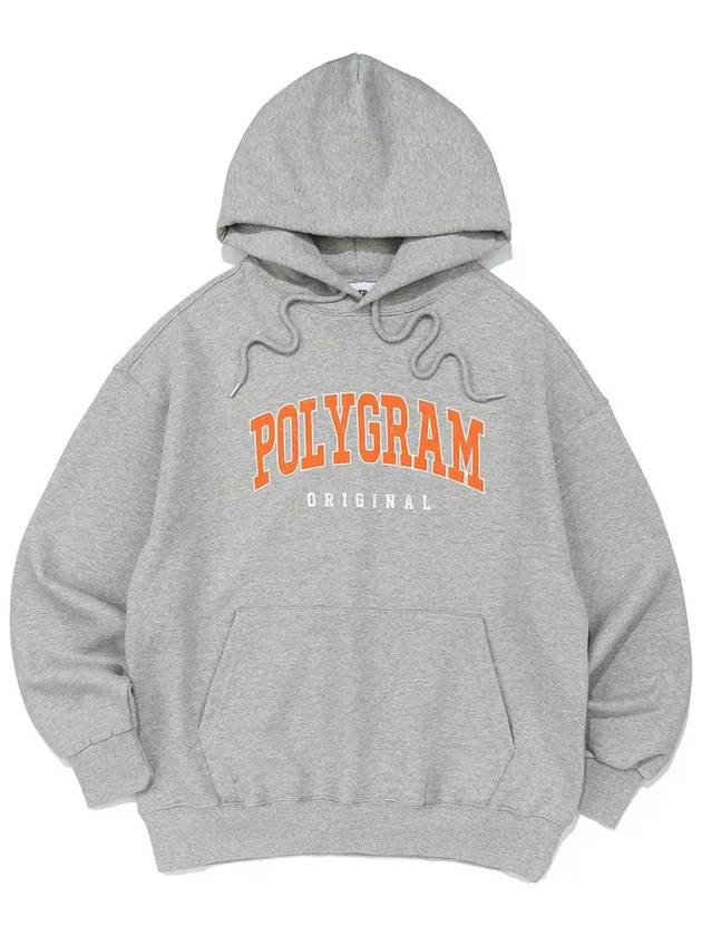 OG LOGO VINTAGE HOOD TEE MELANGE - POLYGRAM - BALAAN 3