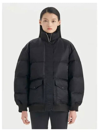 Women s Aero Nylon Oversized Puffer Padding Black Domestic Product - THEORY - BALAAN 1