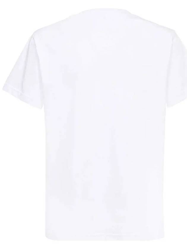 Print Short Sleeve T-Shirt White - CHLOE - BALAAN 4